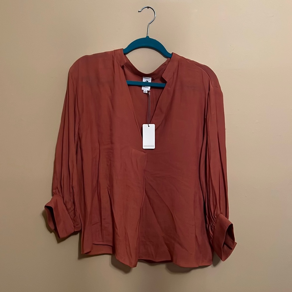 Rust colored top, new with tags